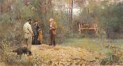 Frederick Mccubbin A Bush Burial oil painting